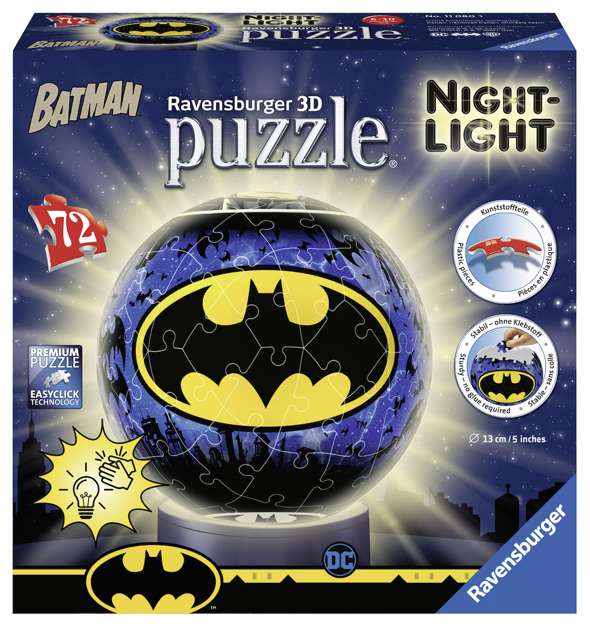 RAVENSBURGER Nachtlicht - Batman 3D Puzzle