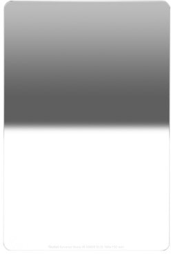 A graduated neutral density filter, clear at the bottom, darkening to gray at the top.