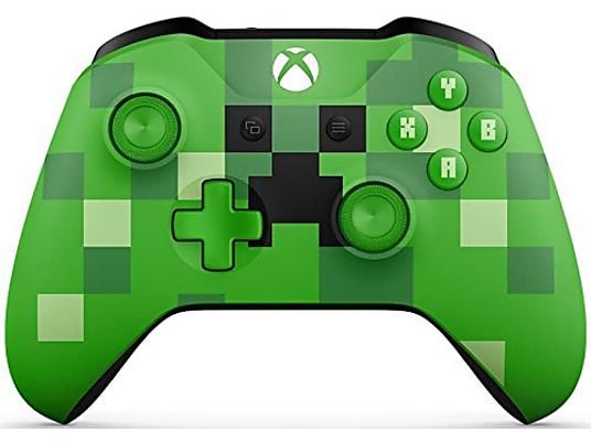 Mando - Microsoft, Inalámbrico, Xbox Minecraft Creeper, Edición Limitada, Verde