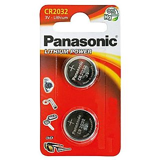 Bateria - Panasonic CR-2032EP/2B, Alcalino, 3V, Litio