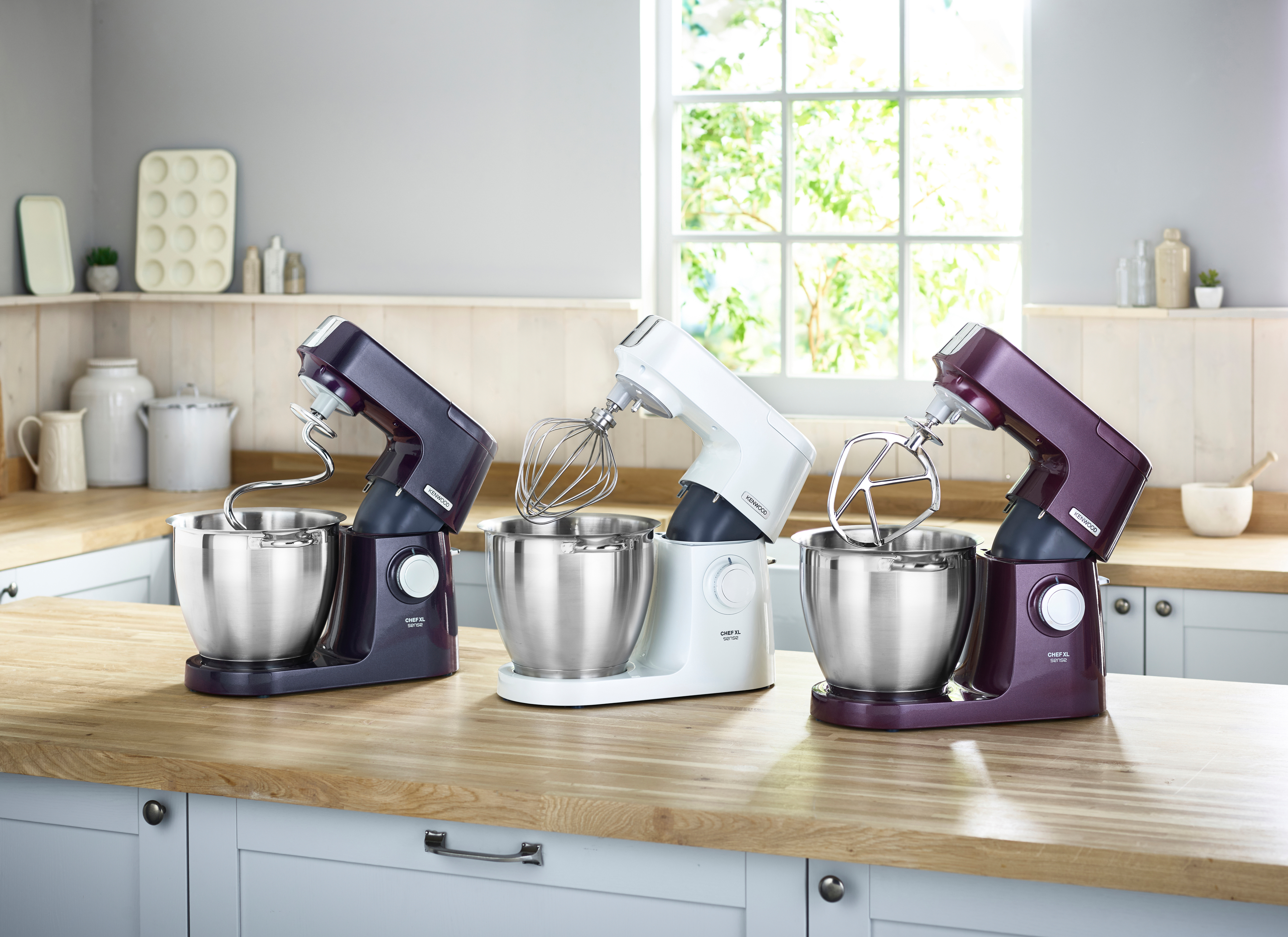 KENWOOD Chef XL Sense Special Edition KQL 6300 Z  Küchenmaschine Dunkelviolett (Rührschüsselkapazität: 6,7 l, 1400 Watt)