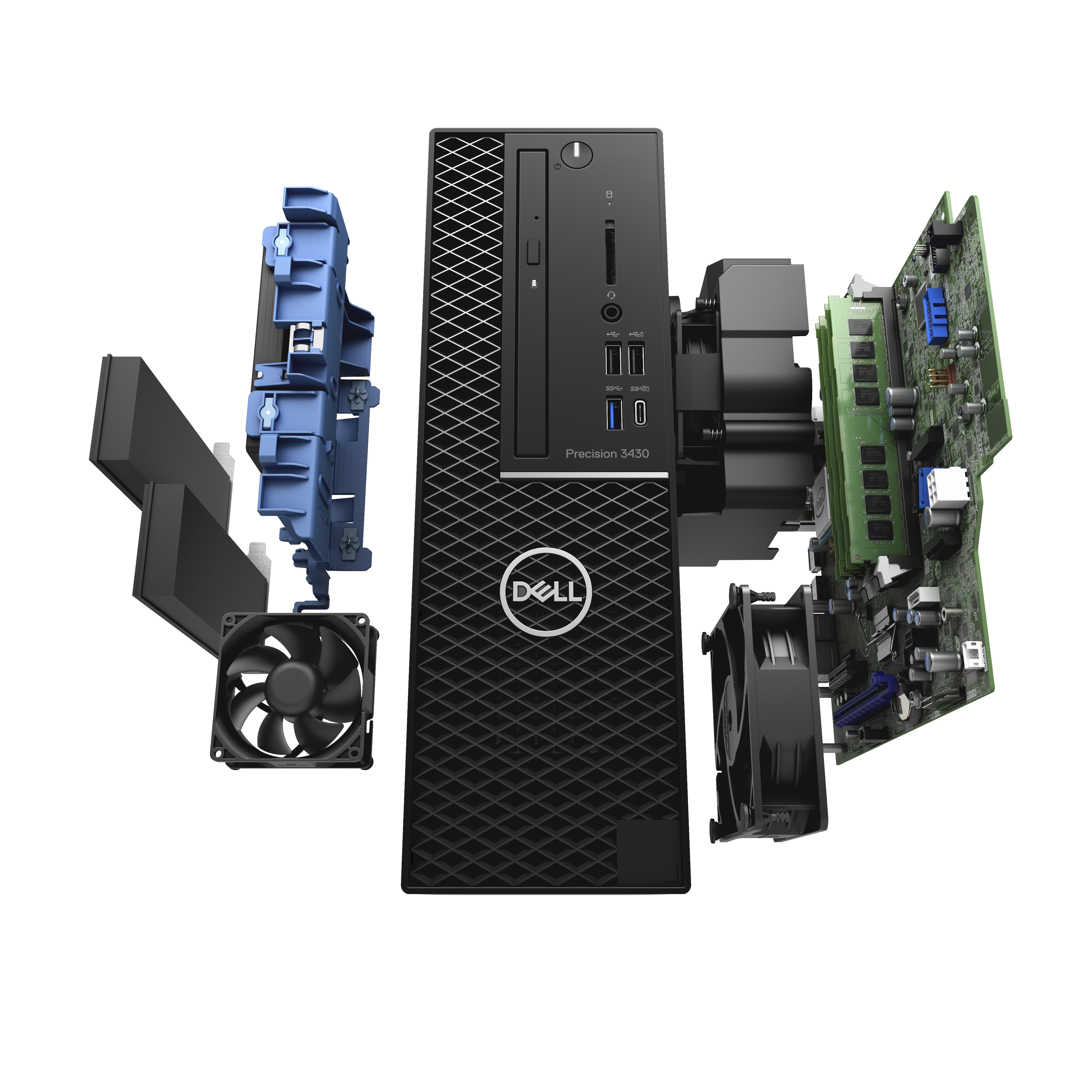 DELL Precision 3430 - Intel® Xeon® E E-2174G - 16 GB - 256 GB