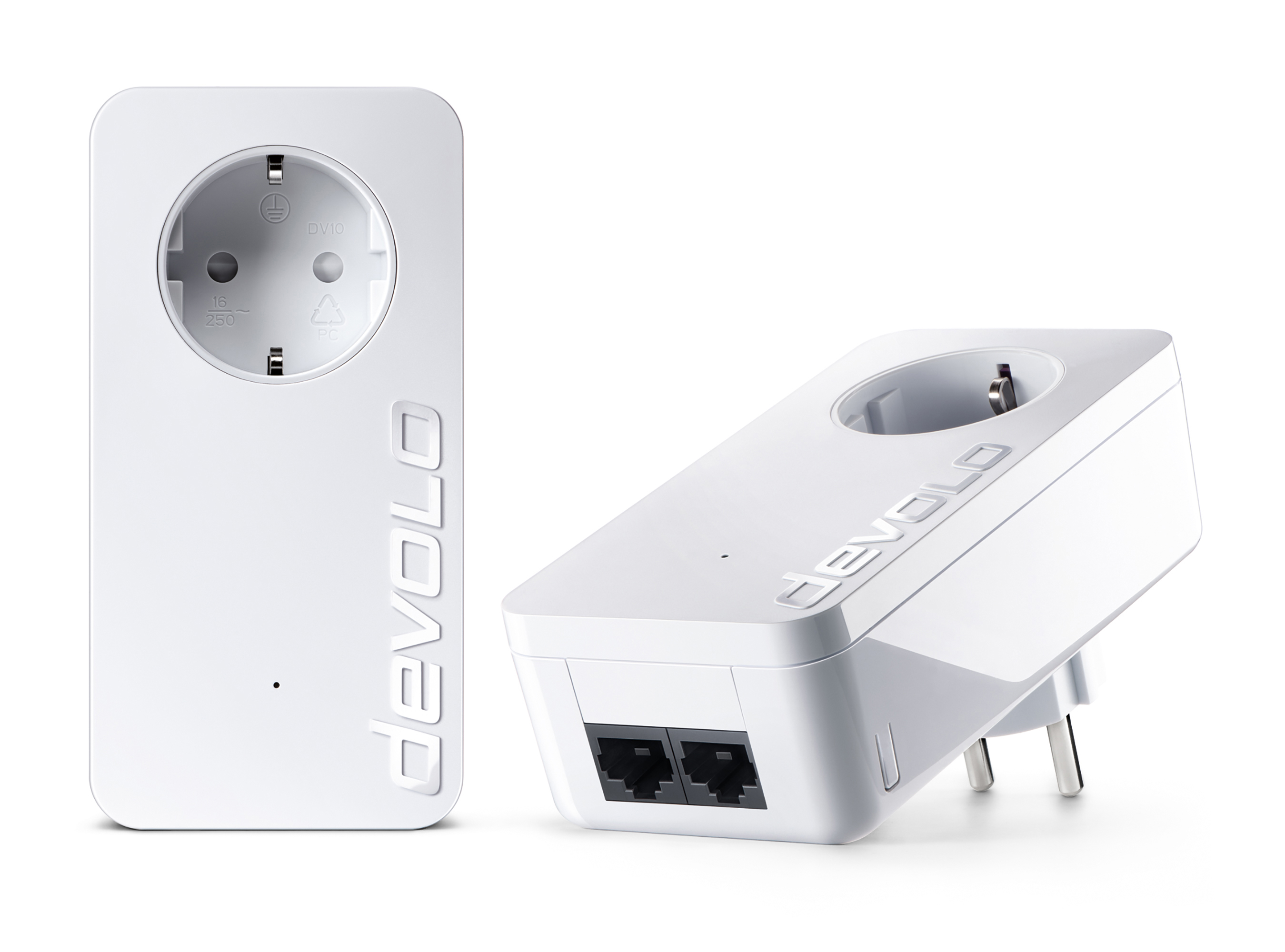 DEVOLO devolo 9297 dLAN® 550 duo+ Starter Kit Powerline Powerline Adapter 500 Mbit/s kabelgebunden