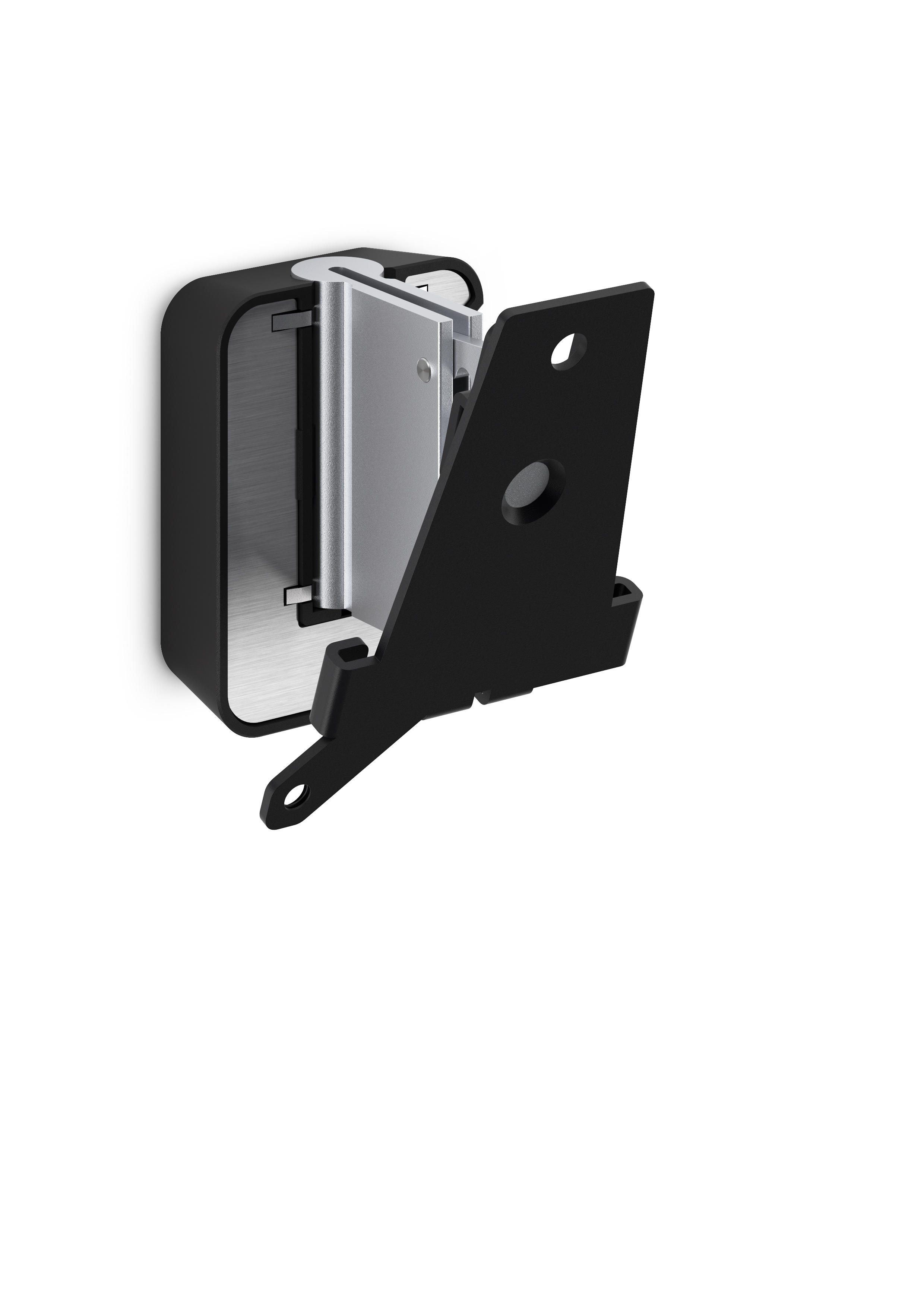 VOGEL´S Vogel's Sound 5203 Lautsprecher-Wandhalterung für Denon HEOS 3, schwarz Wandhalterung, Schwarz