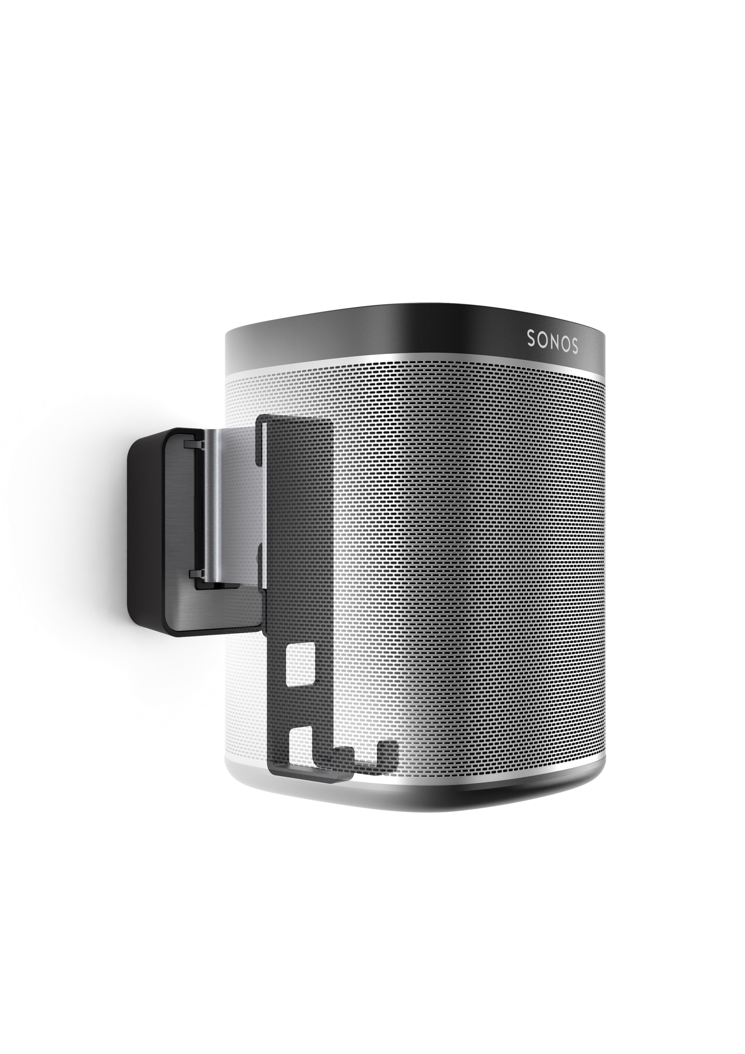 VOGEL´S Vogel's Sound 4201 Lautsprecher Wandhalterung für Sonos One & Play:1, schwarz Wandhalterung, Schwarz