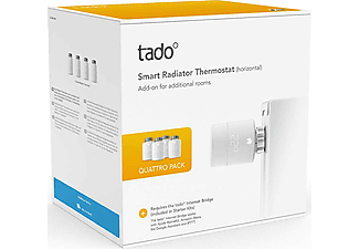 TADO Smartes Heizkörper-Thermostat - Quattro Pack - Thermostat (Weiss)