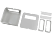 BOSCH DSZ9ID0M0 - Kit de montage (Acier inoxydable)