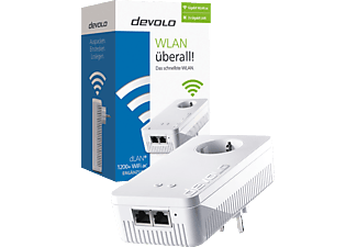 DEVOLO 9383 dLAN® 1200+ WiFi ac Powerline Adapter 1200 Mbit/s Kabellos und Kabelgebunden