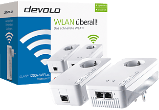 Devolo 9390 Dlan 1200 Wifi Ac Starter Kit N A Mediamarkt