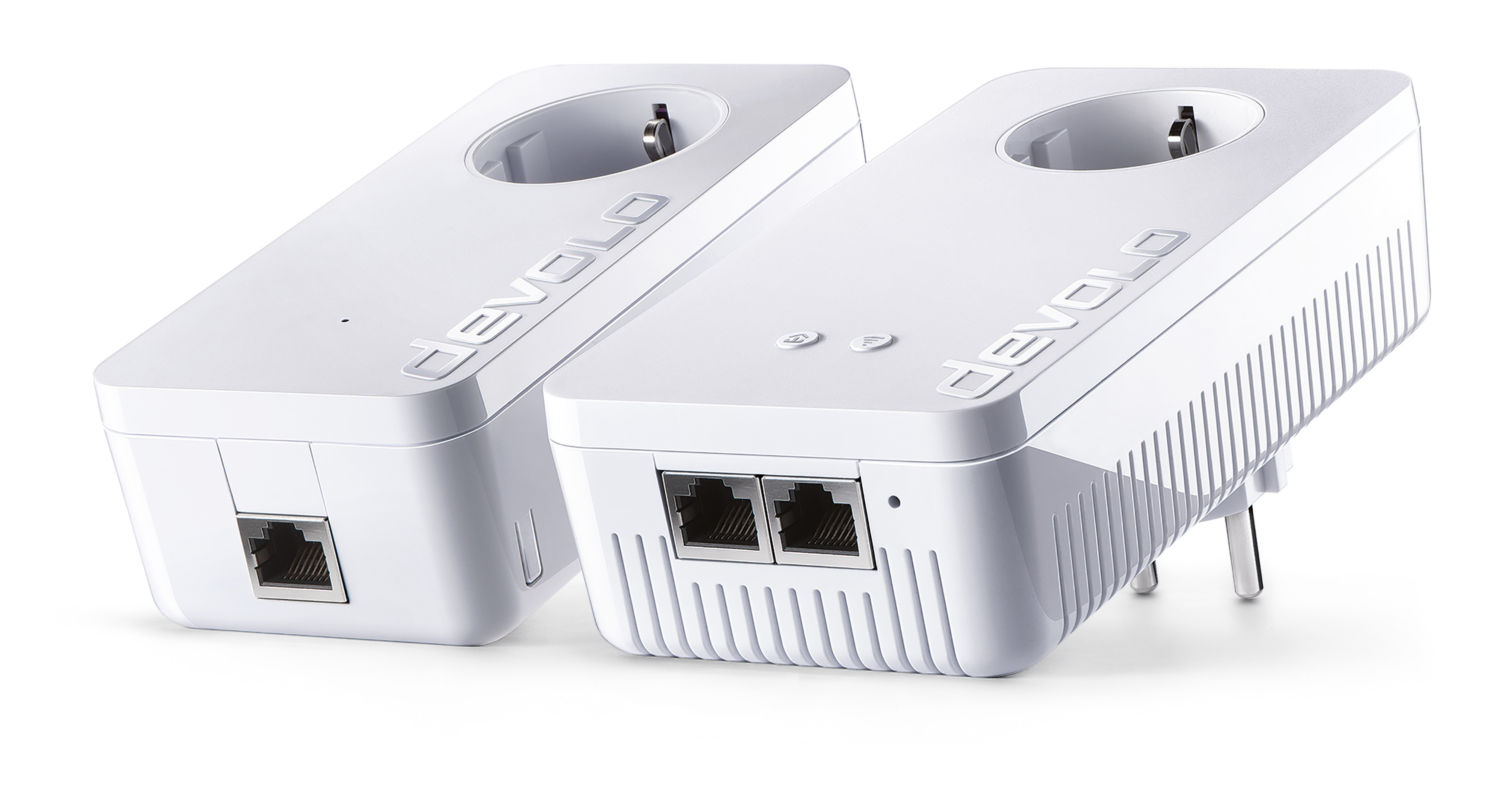 DEVOLO 9390 dLAN 1200+ WiFi ac Starter Kit Powerline Adapter 1200 Mbit/s Kabellos und Kabelgebunden