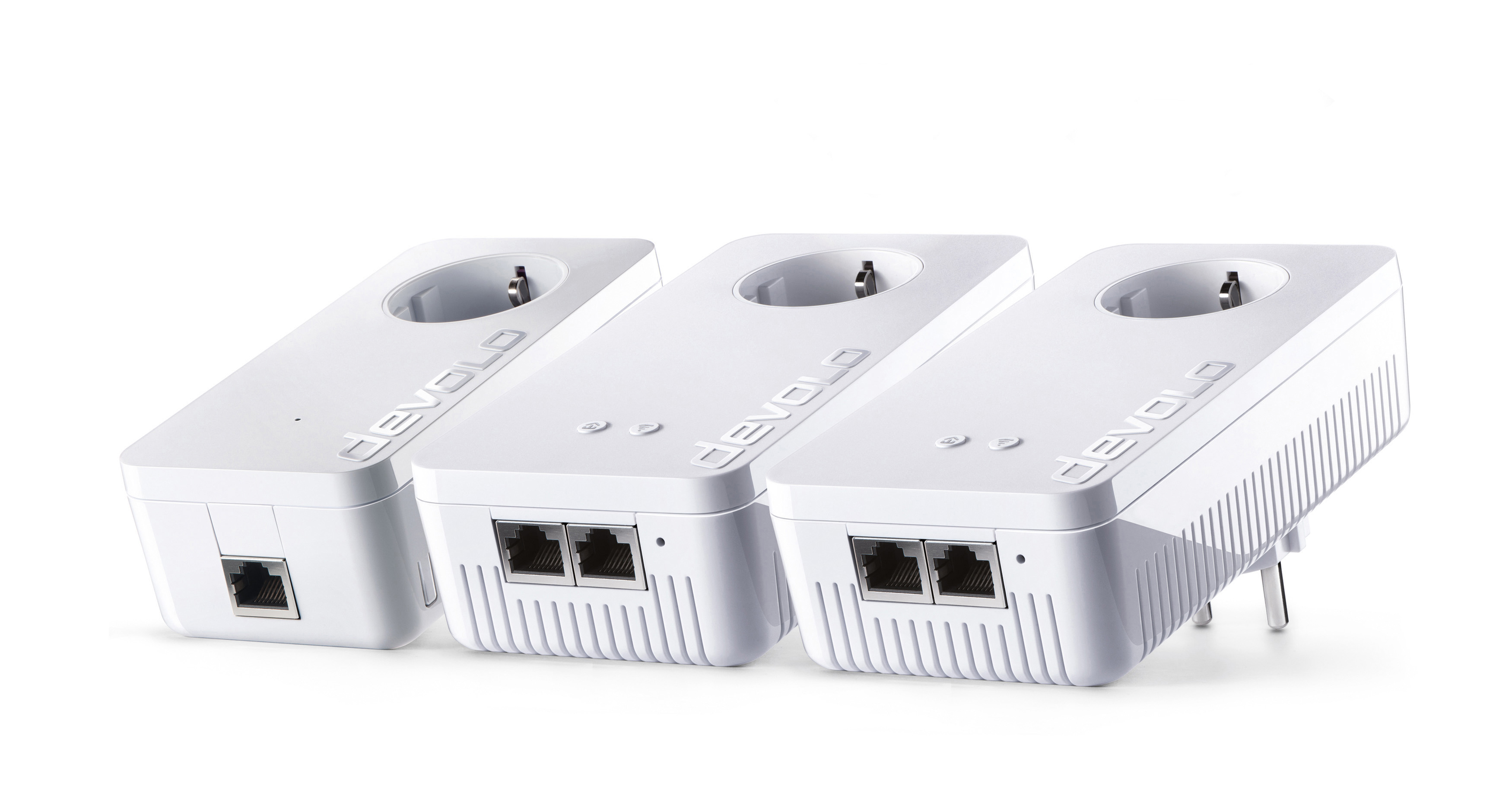 DEVOLO 8093 DLAN 1200+ WiFi AC Network Kit Powerline Adapter 1200 Mbit/s Kabellos und Kabelgebunden
