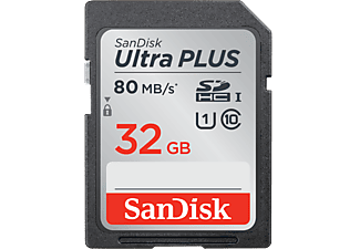SANDISK Ultra Plus SDHC / SDXC 32 GB 80 MB/s