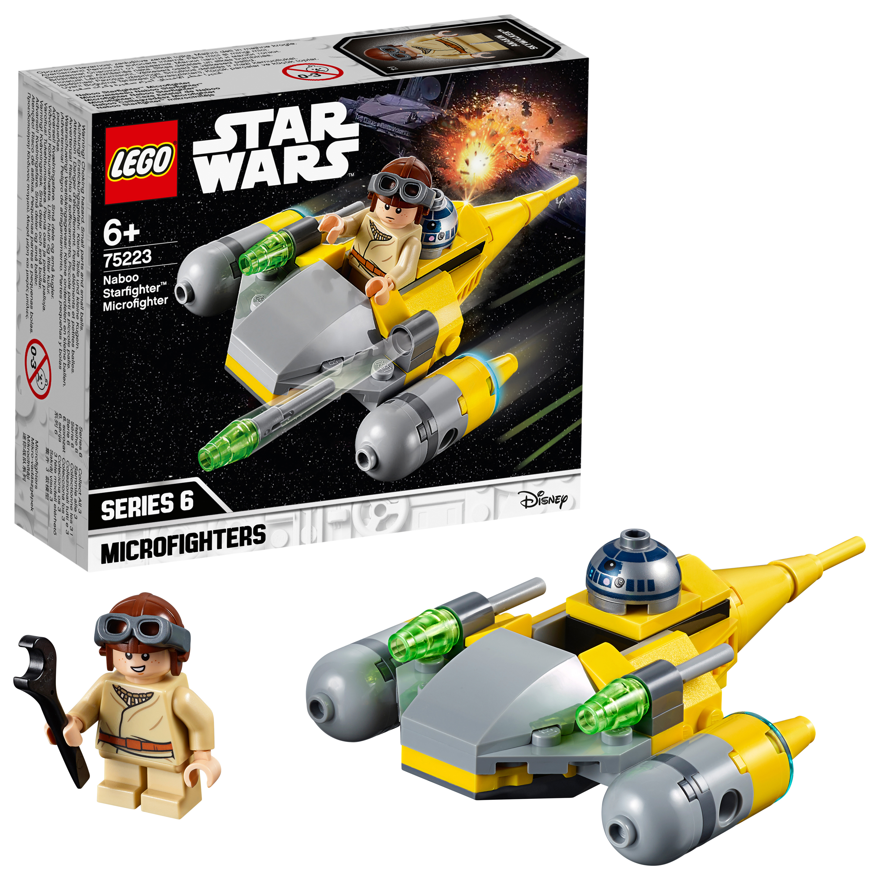 LEGO 75223 Naboo Starfighter™ Microfighter Bausatz, Mehrfarbig