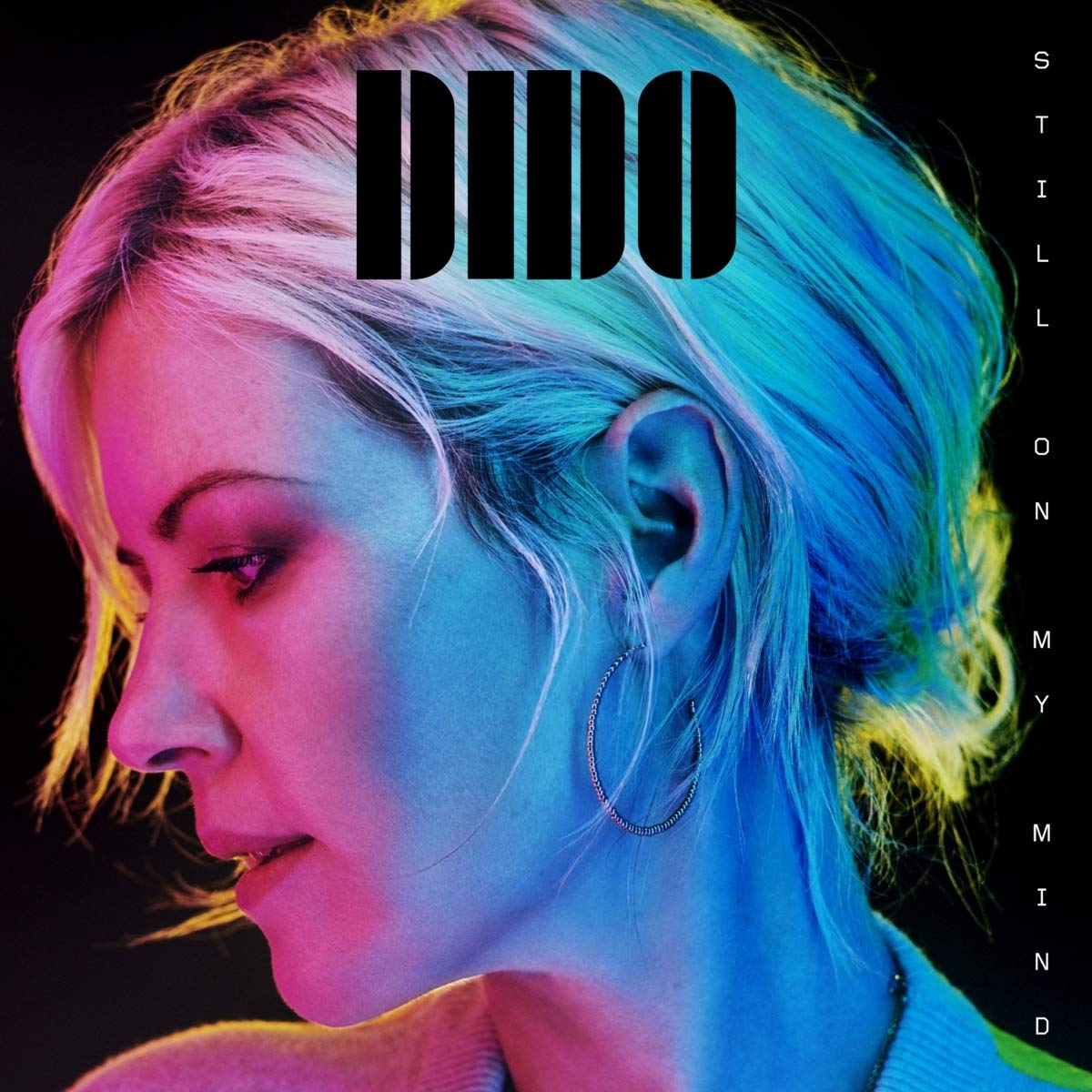 Dido album borító Dido arcával és a szöveggel: DIDO STILL ON MY MIND.
