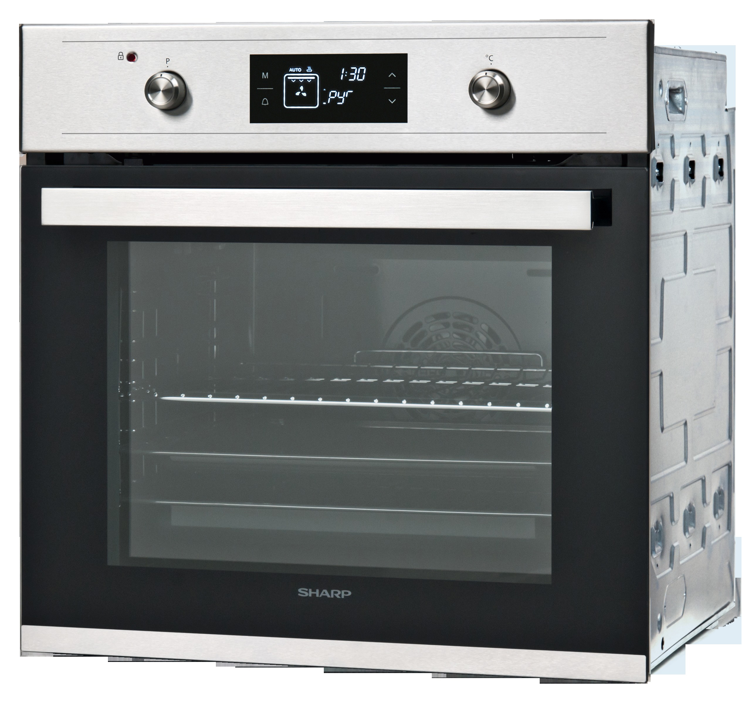 SHARP K-61V28IM1-EU, Backofen (Einbaugerät, 68 l, 595 mm breit)