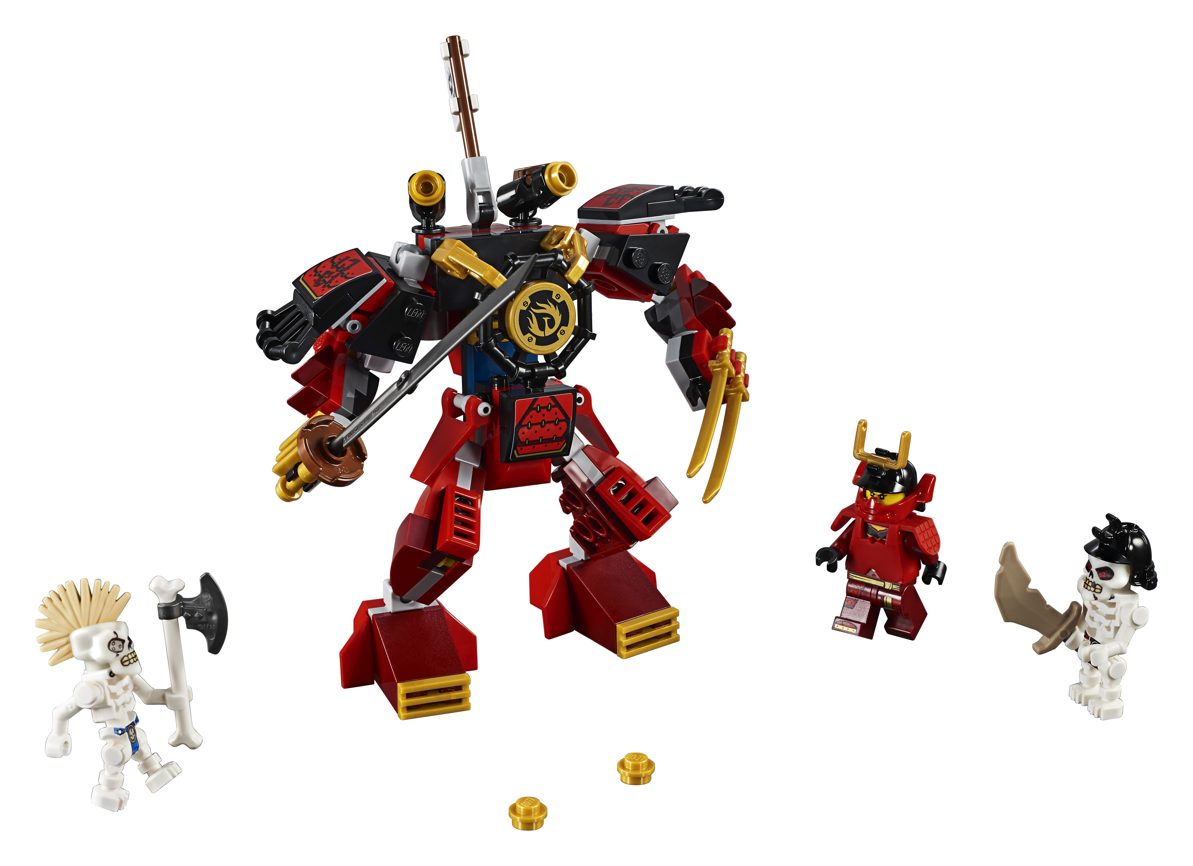 LEGO Samurai-Roboter Bausatz, Mehrfarbig