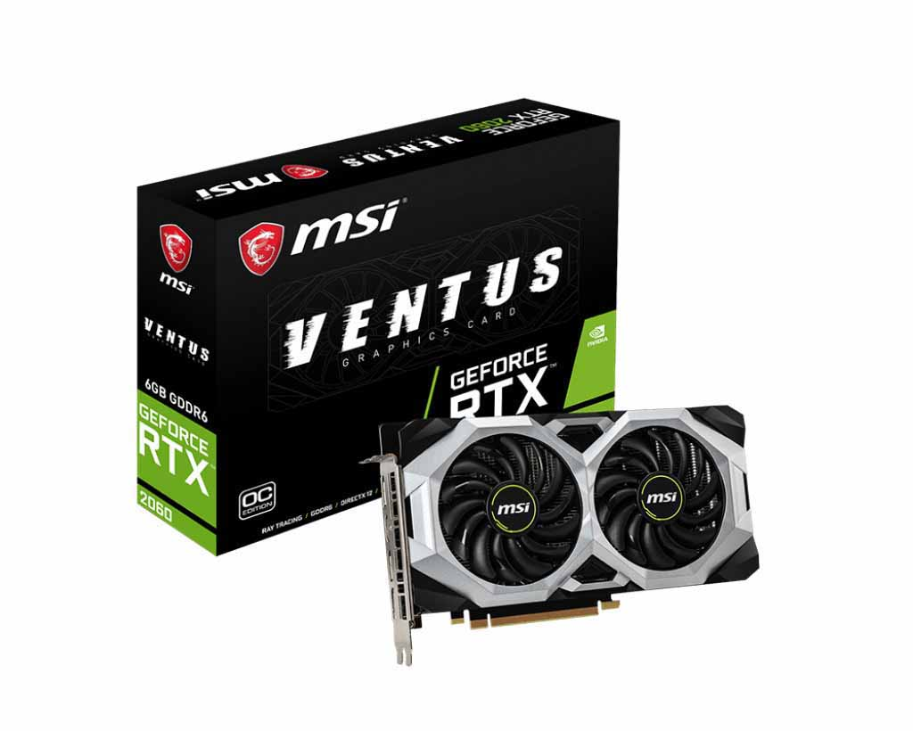 MSI GeForce RTX™ 2060 Ventus OC 6GB (V375-017R) (NVIDIA, Grafikkarte)