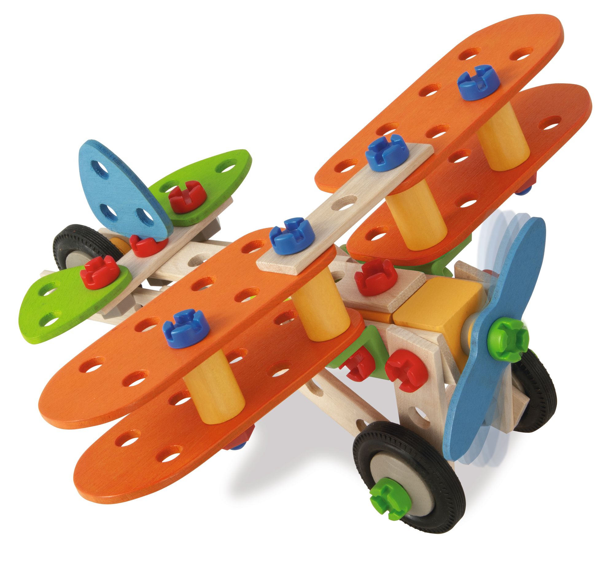 EICHHORN Constructor, Doppeldecker Konstruktionsspielzeug Mehrfarbig