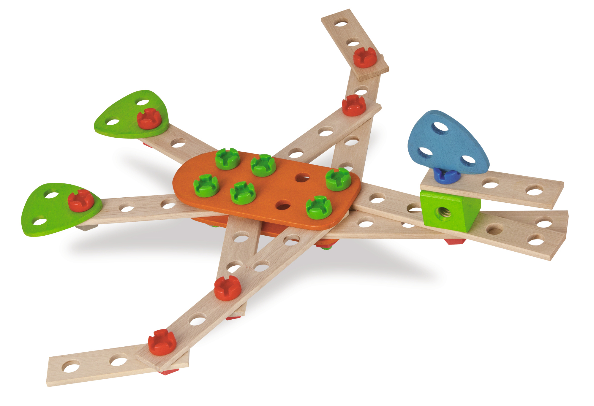 EICHHORN Constructor, Doppeldecker Konstruktionsspielzeug Mehrfarbig