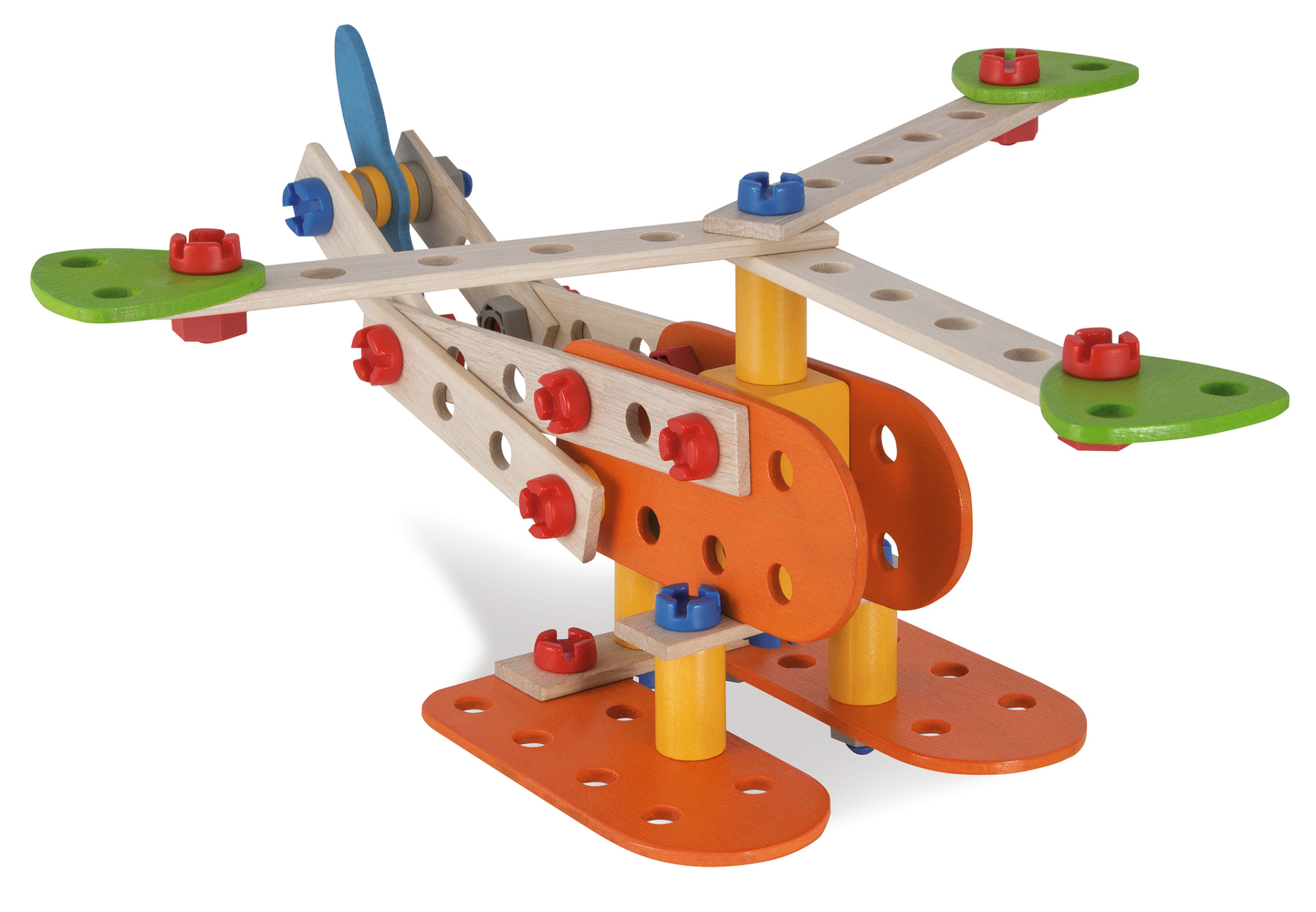 EICHHORN Constructor, Doppeldecker Konstruktionsspielzeug Mehrfarbig