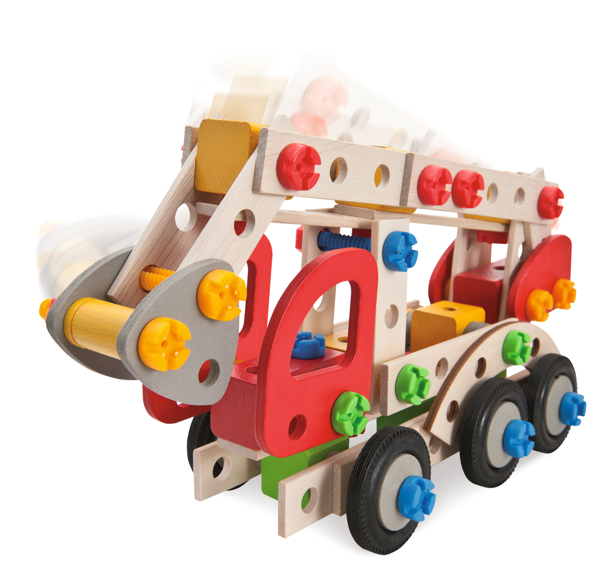EICHHORN Constructor, Feuerwehrauto Konstruktionsspielzeug Mehrfarbig