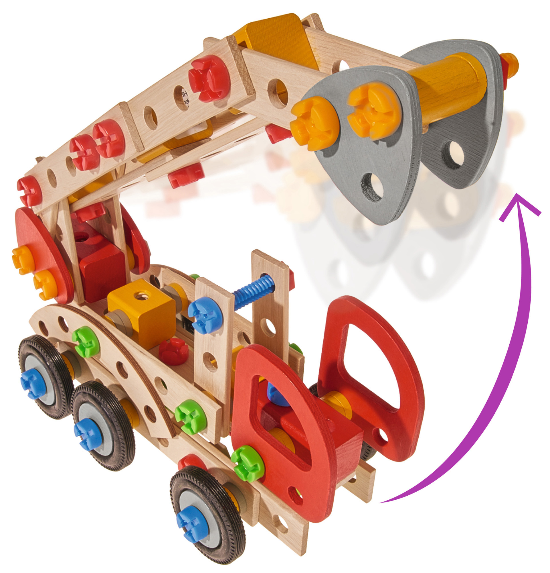 EICHHORN Constructor, Feuerwehrauto Konstruktionsspielzeug Mehrfarbig