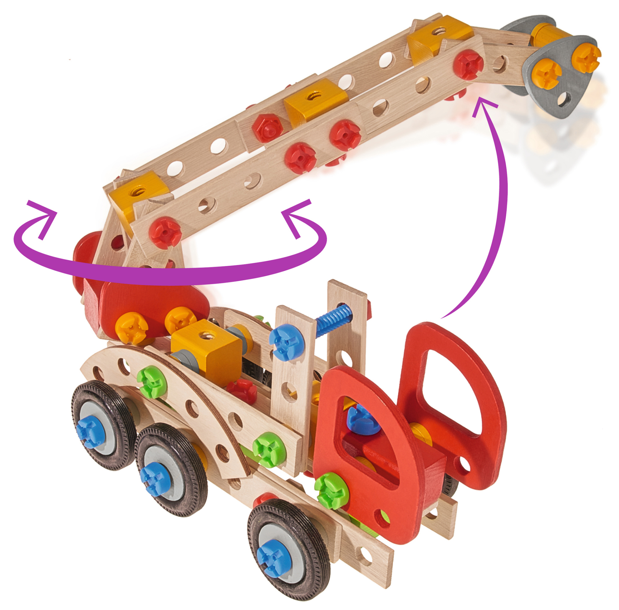 EICHHORN Constructor, Feuerwehrauto Konstruktionsspielzeug Mehrfarbig