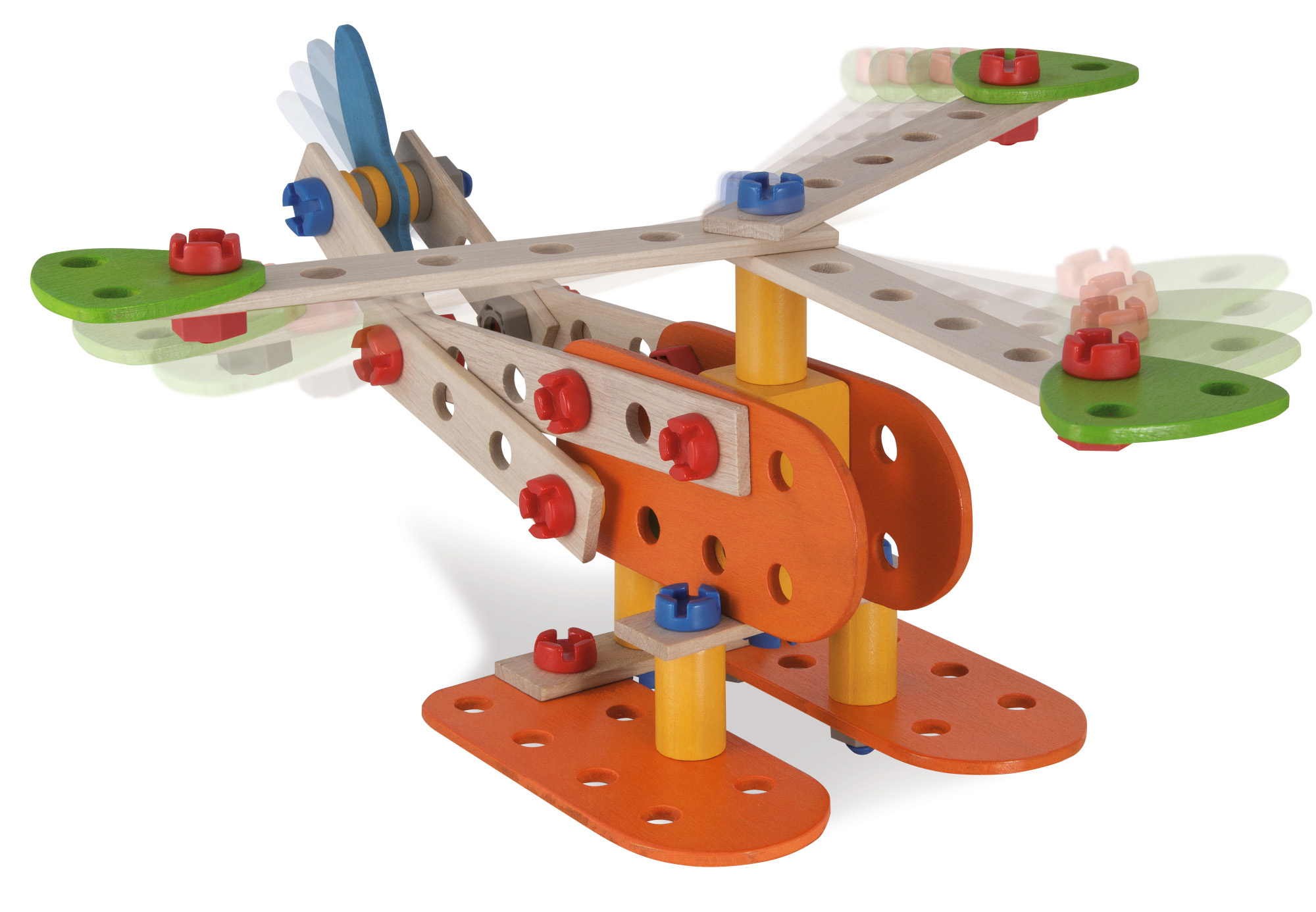 EICHHORN Constructor, Doppeldecker Konstruktionsspielzeug Mehrfarbig
