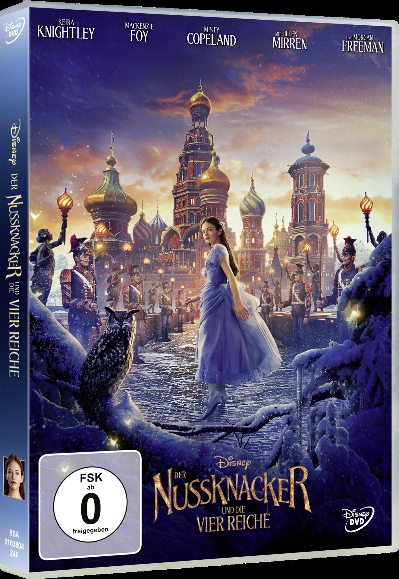 DVD-Hülle von Der Nussknacker und die vier Reiche.