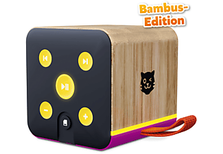 LENCO Tigerbox Bambus - Altoparlante Bluetooth (Viola)