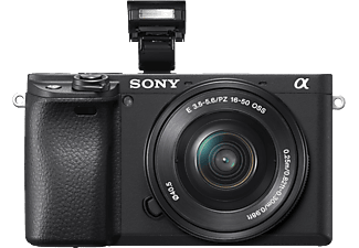 SONY Systemkamera Alpha 6400 mit Objektiv AF E 16-50mm 3.5-5.6 OSS PZ E-Mount