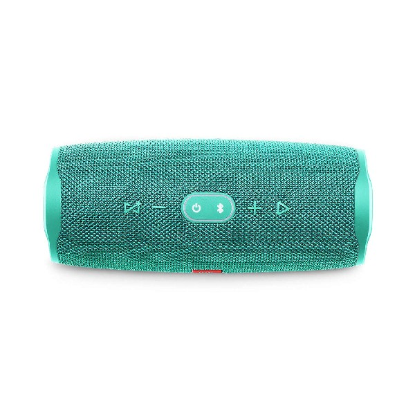 Altavoz portátil - JBL Charge 4, 30 W, Bluetooth, 7.500 mAh, Hasta 20 horas de reproducción, Cian