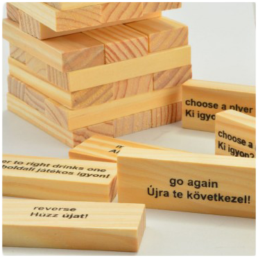 PERFECT HOME 10102 Részeg Jenga italozós játék