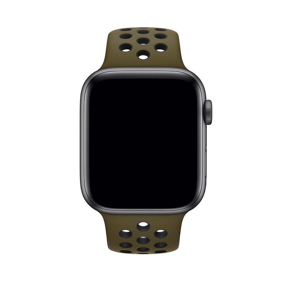 APPLE Nike, Ersatzarmband, Olive Flak/Schwarz