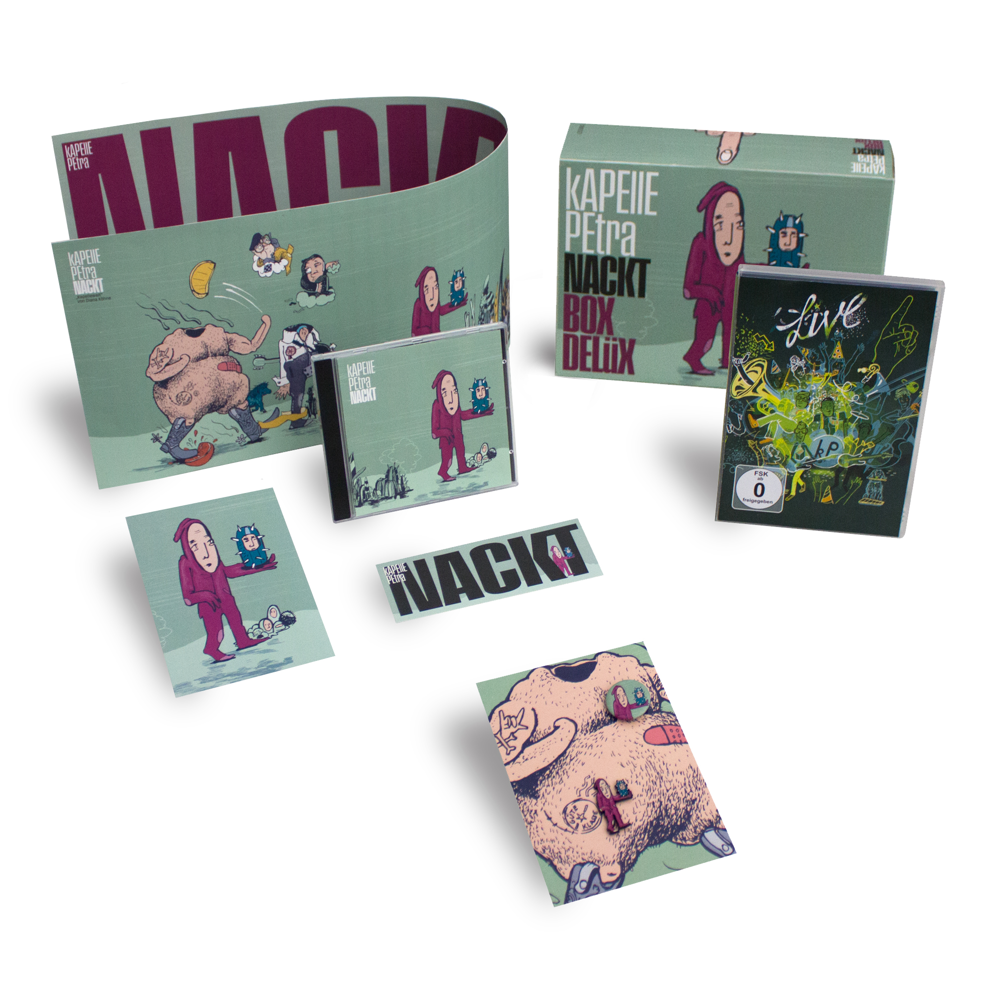 Kapelle Petra - Nackt (Limited Deluxe Box)  - (CD + DVD Video)