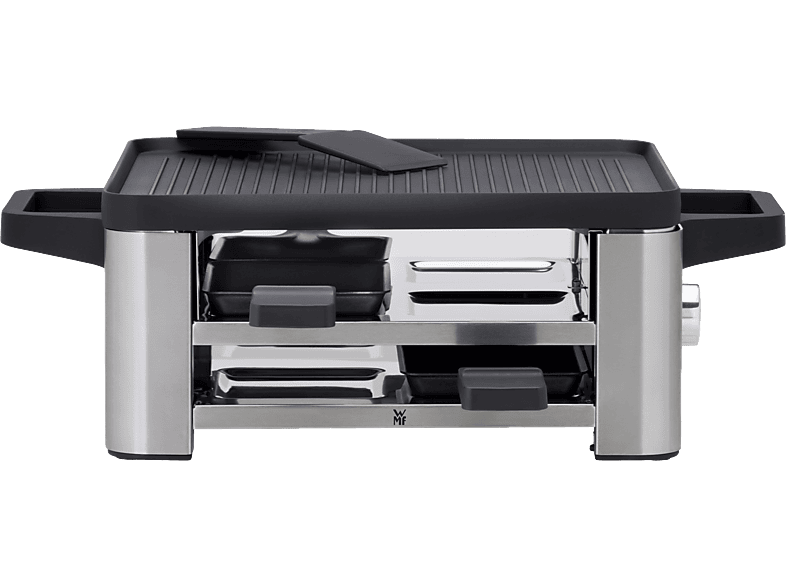 WMF 61.3024.5155 Raclette Grill 4 Person(en) Schwarz, Edelstahl