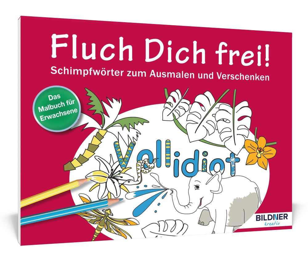 Mein freches Malbuchset: 4 Malbücher mit 24 hochwertigen Farbstiften