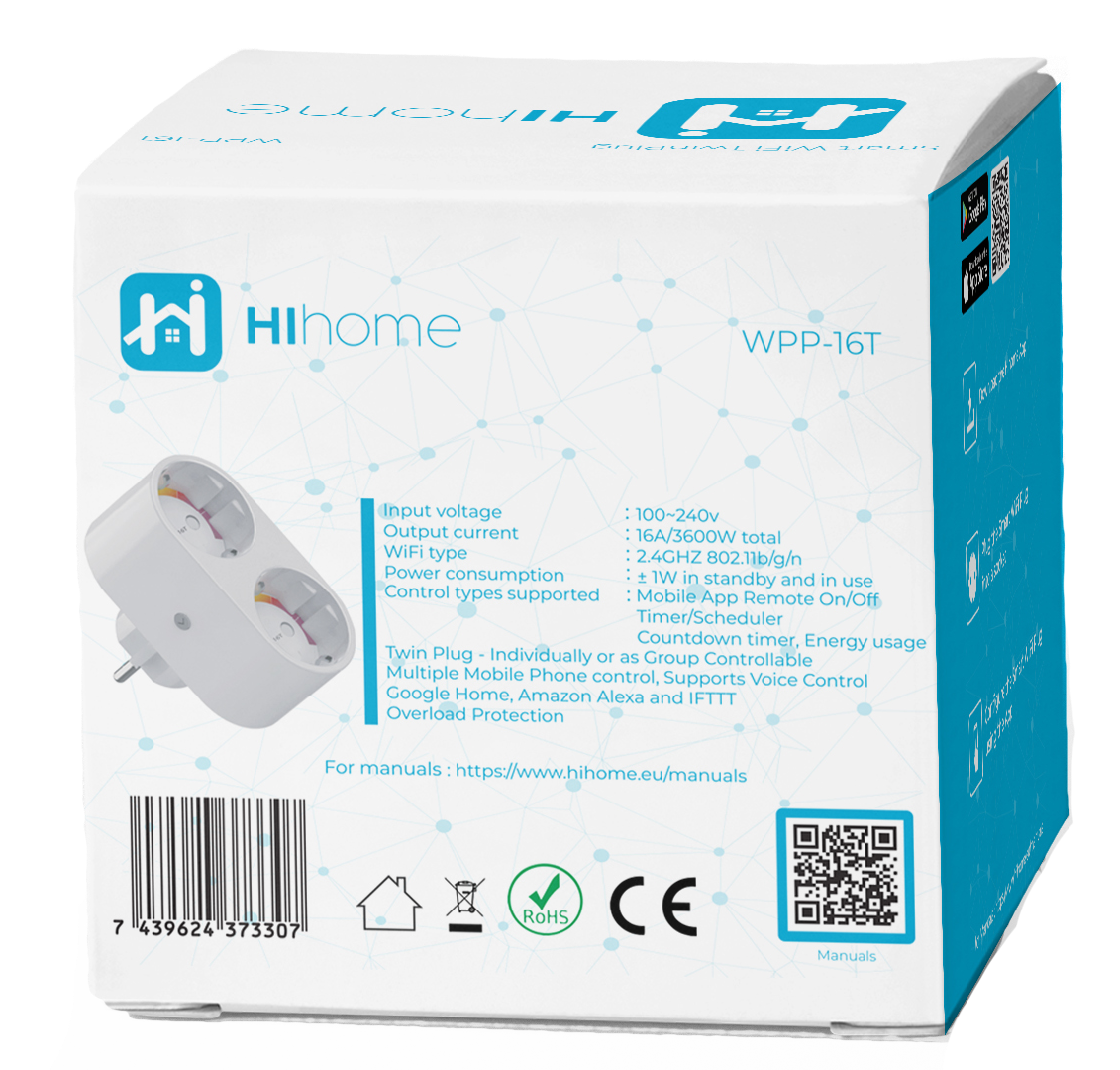 HIHOME Wifi powerplug Twin