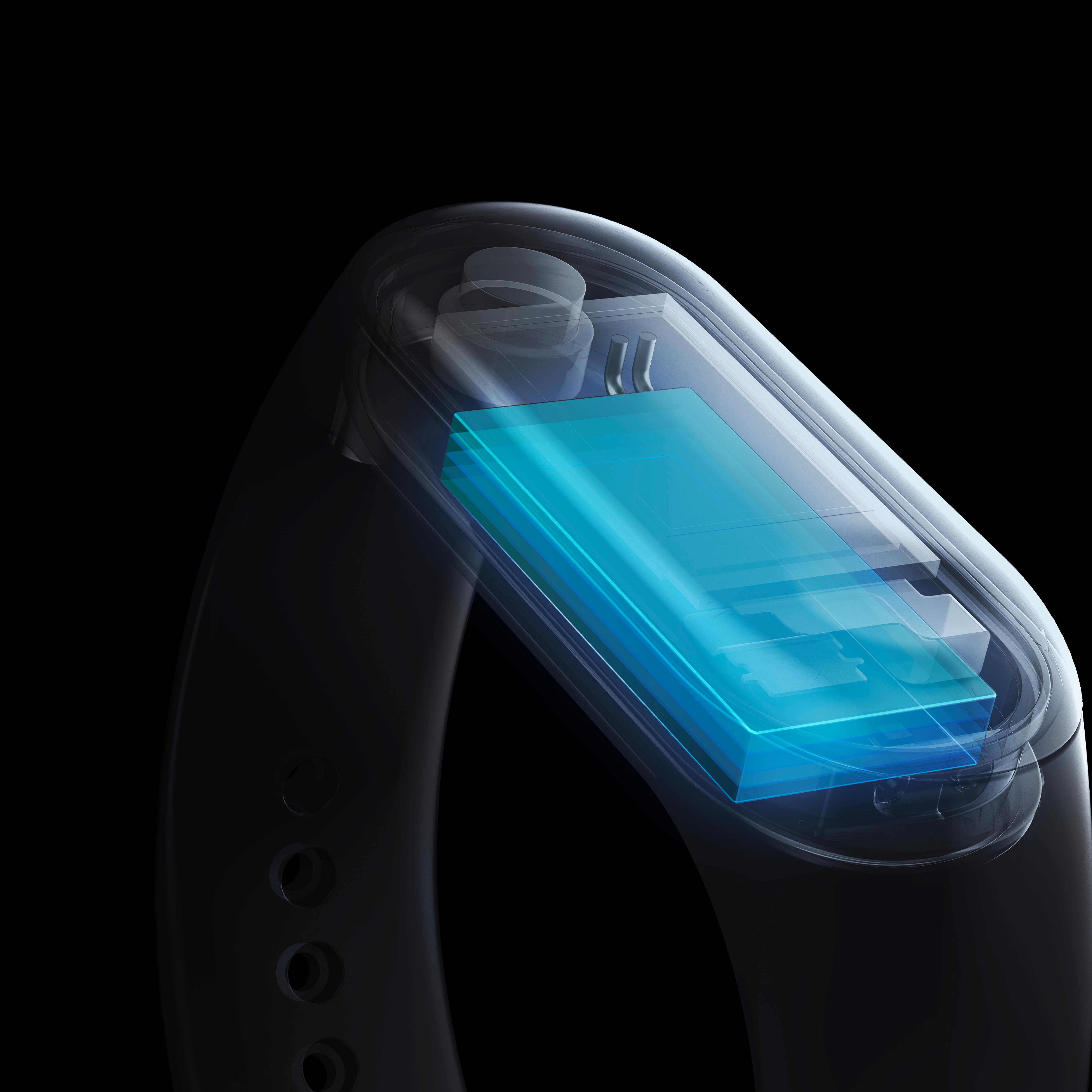 XIAOMI Mi Band 3, Fitness Tracker, 247 mm, Schwarz