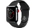 APPLE Watch Series 3 - Montre intelligente (130 - 200 mm, élastomère fluoré haute puissance, Noir space avec bracelet de sport en noir)