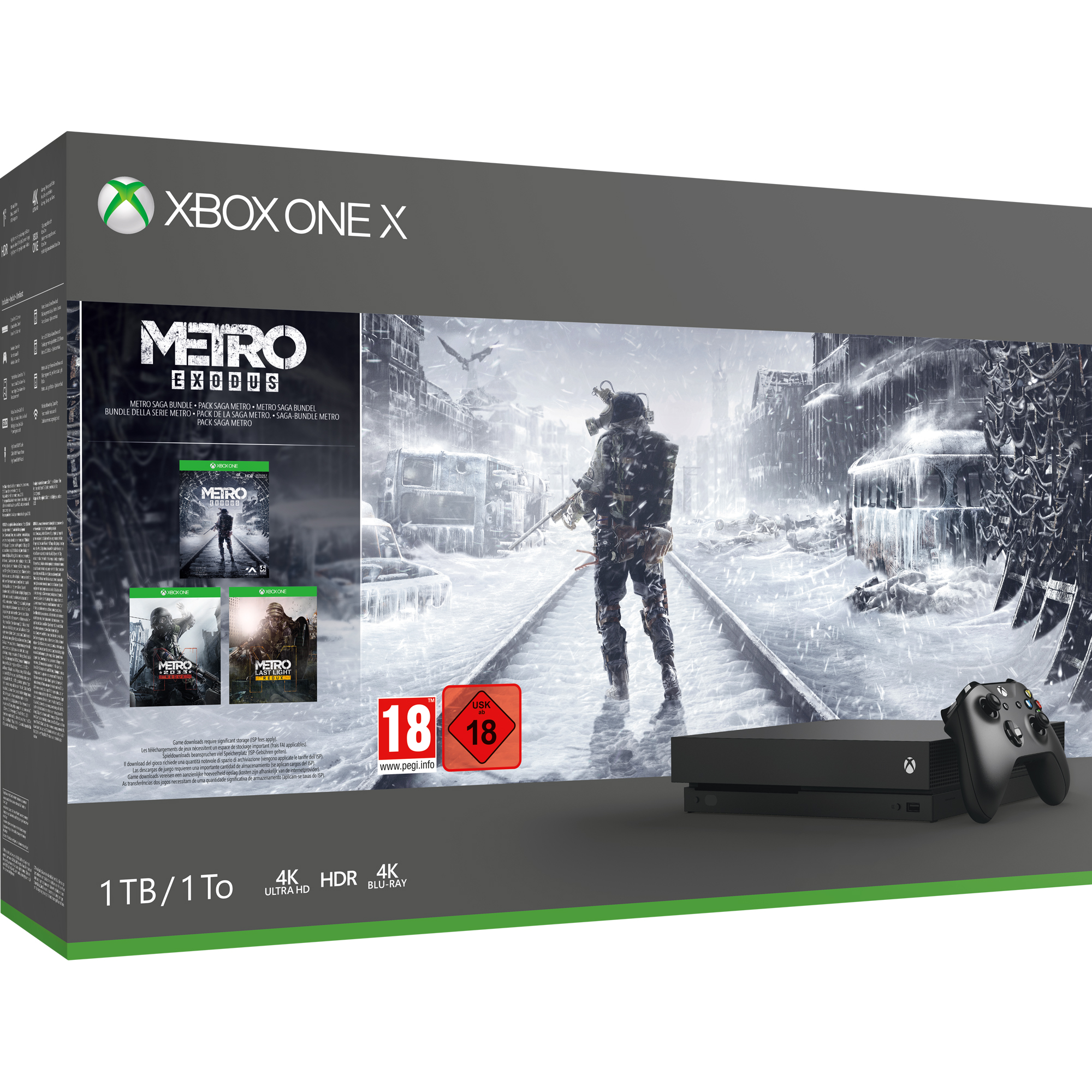 MICROSOFT Xbox One X – Metro Exodus Bundle