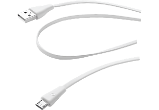 CELLULARLINE USBDATACMICROUSBW - Câble de données (Blanc)