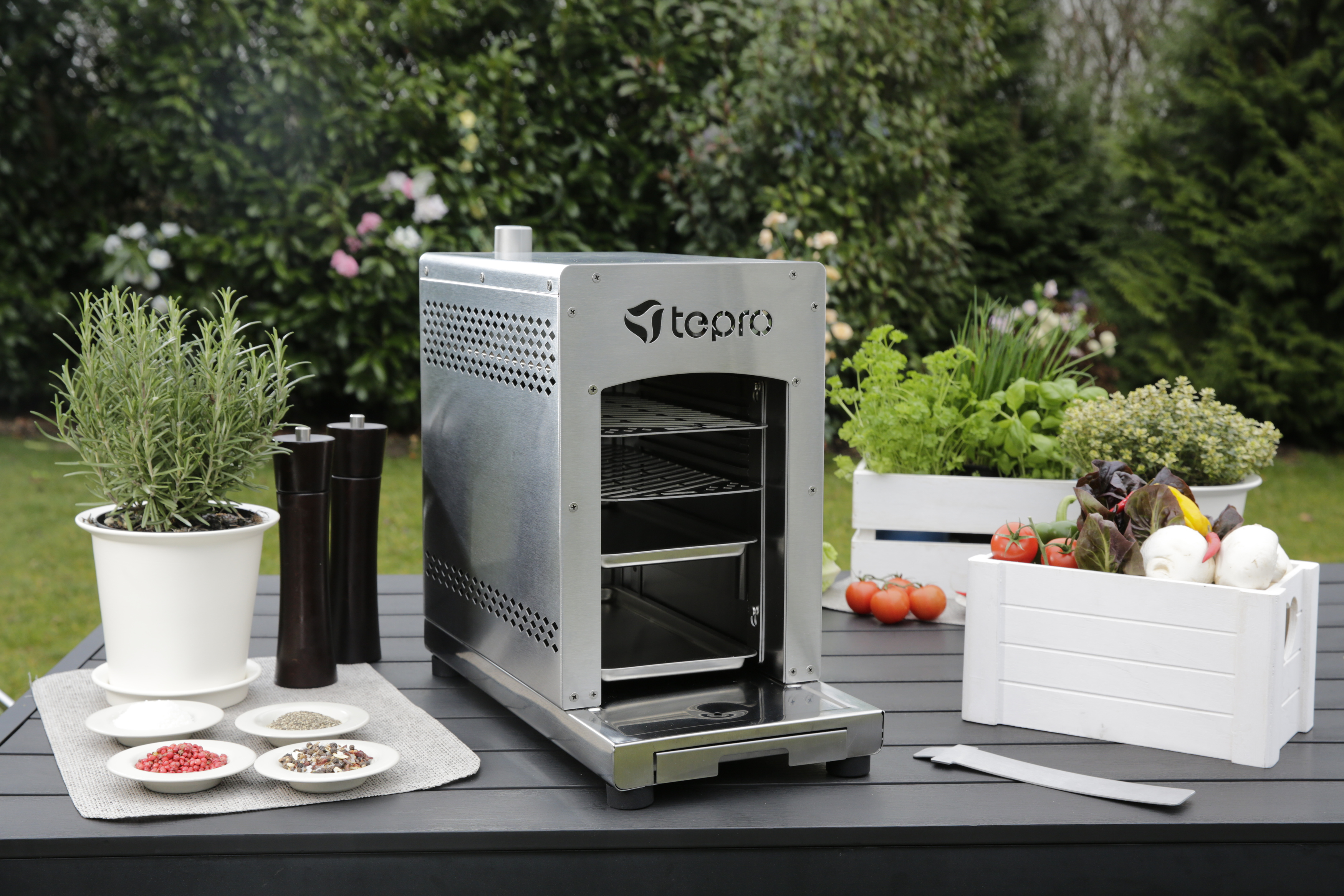TEPRO 3184 Toronto Steakgrill, Edelstahl (3000 Watt)