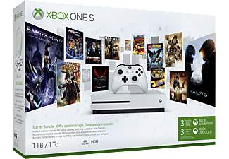 Xbox One S 1TB + Game Pass - Console di gioco - Bianco