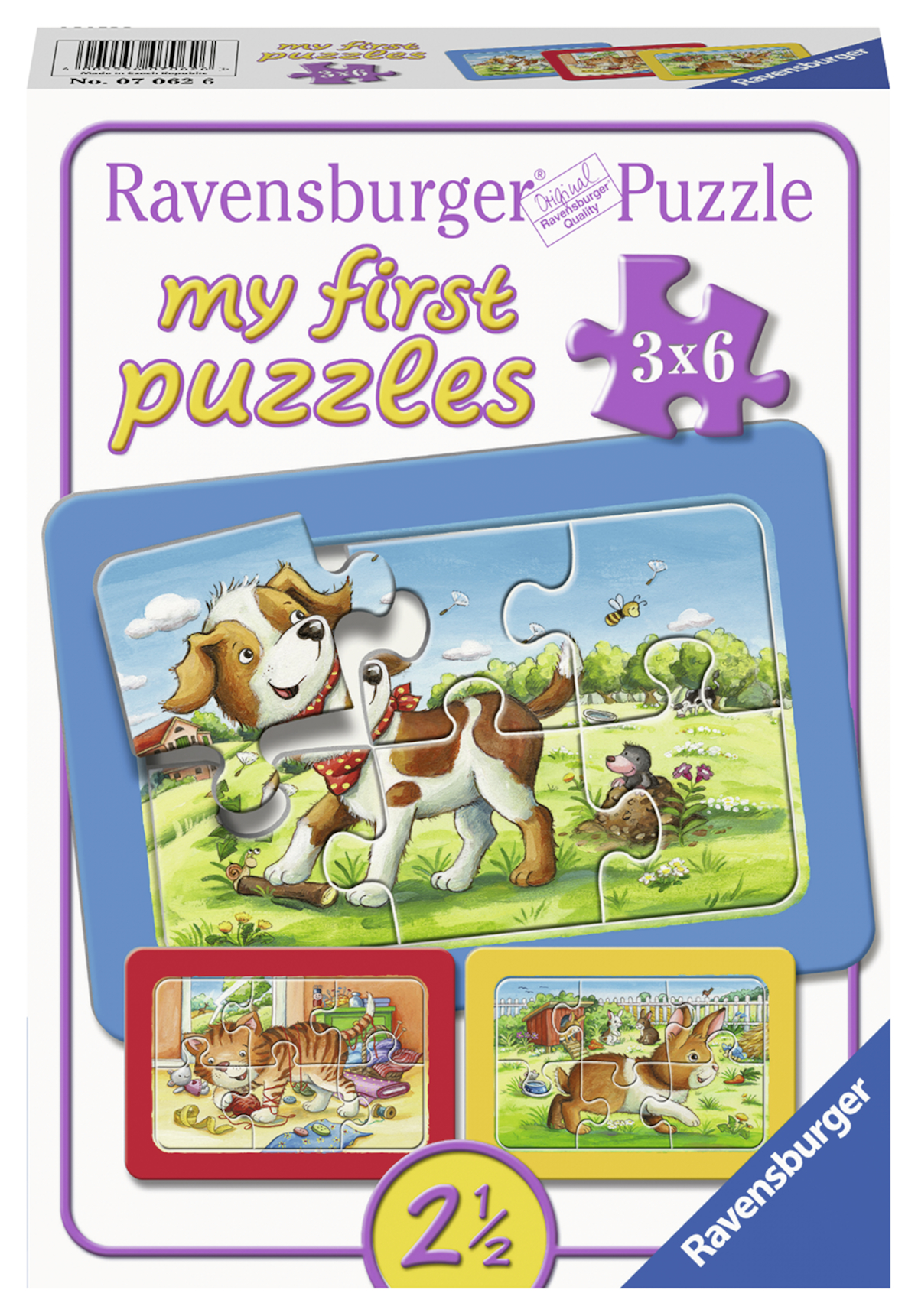 Puzzle RAVENSBURGER Meine Mehrfarbig Tierfreunde