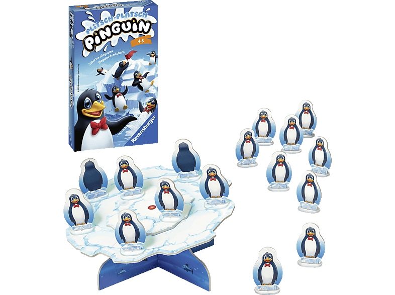 Pinguin Plitsch Mitbringspiele RAVENSBURGER Mehrfarbig Platsch