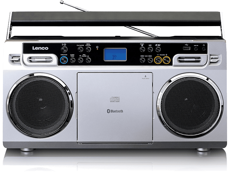 LENCO Draagbare Radio CD met Bluetooth en USB poort (SCD-580SI)