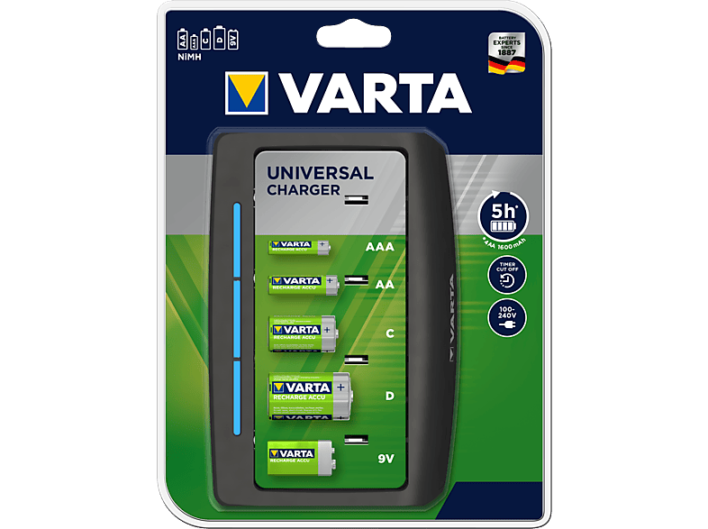 VARTA Universele batterijlader (57648.101.401)