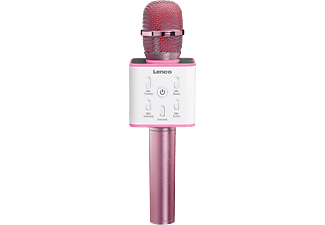 LENCO BMC-080 - Microfono con altoparlante Bluetooth (Rosa)