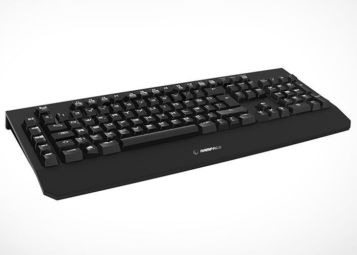 RAMPAGE KB-R12 Turret USB Kablolu Beyaz Klavye Siyah